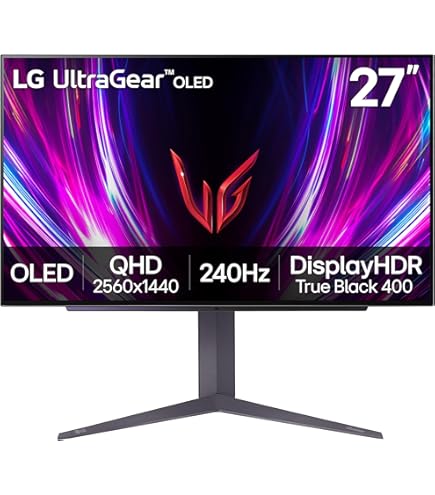 KOORUI 27 Inch OLED Gaming Monitor, 1440P 240Hz Computer Monitor